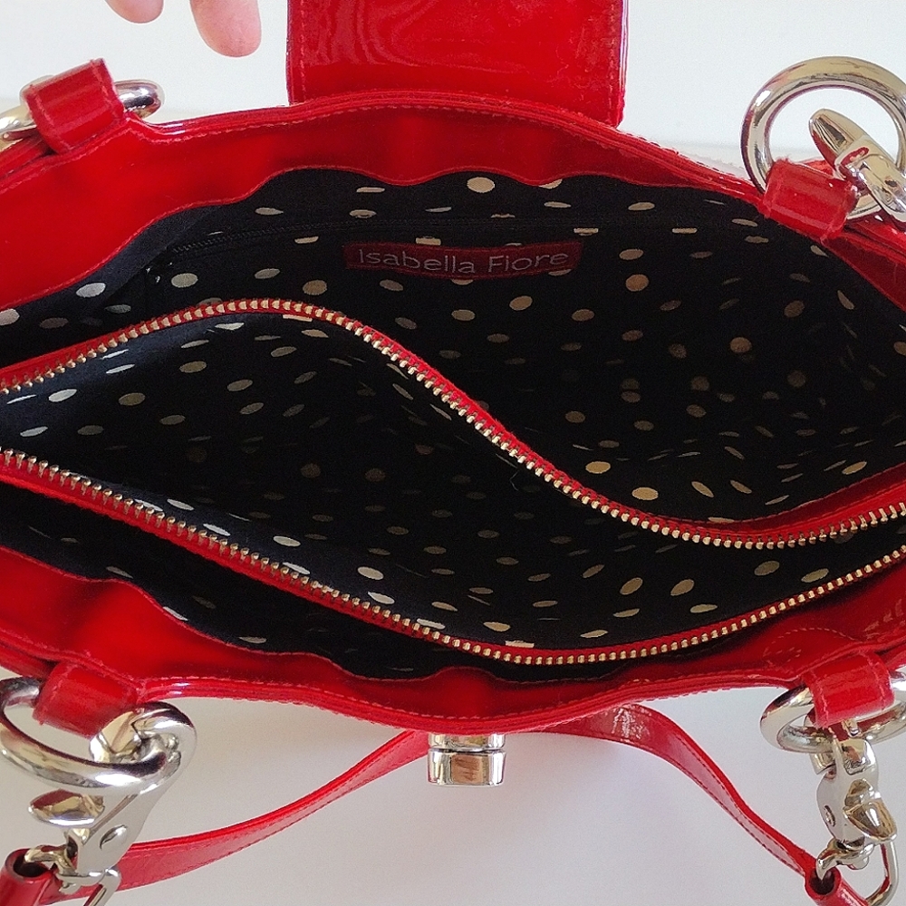 Isabella Fiore embroidered floral appliqued beaded bag - Picture 10 of 12